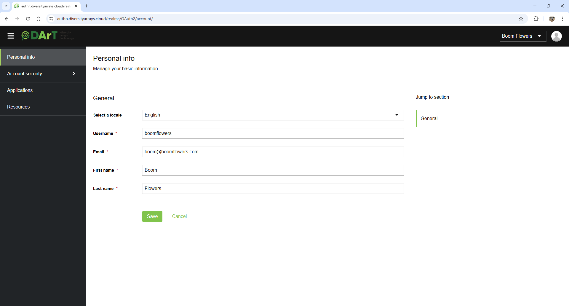 Change Personal Details