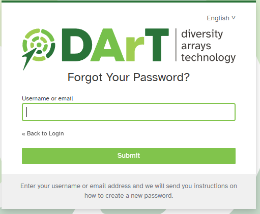 Enter Username or Email